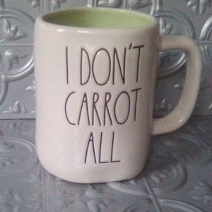 New Rae Dunn I Don't Carrot All coffee mug